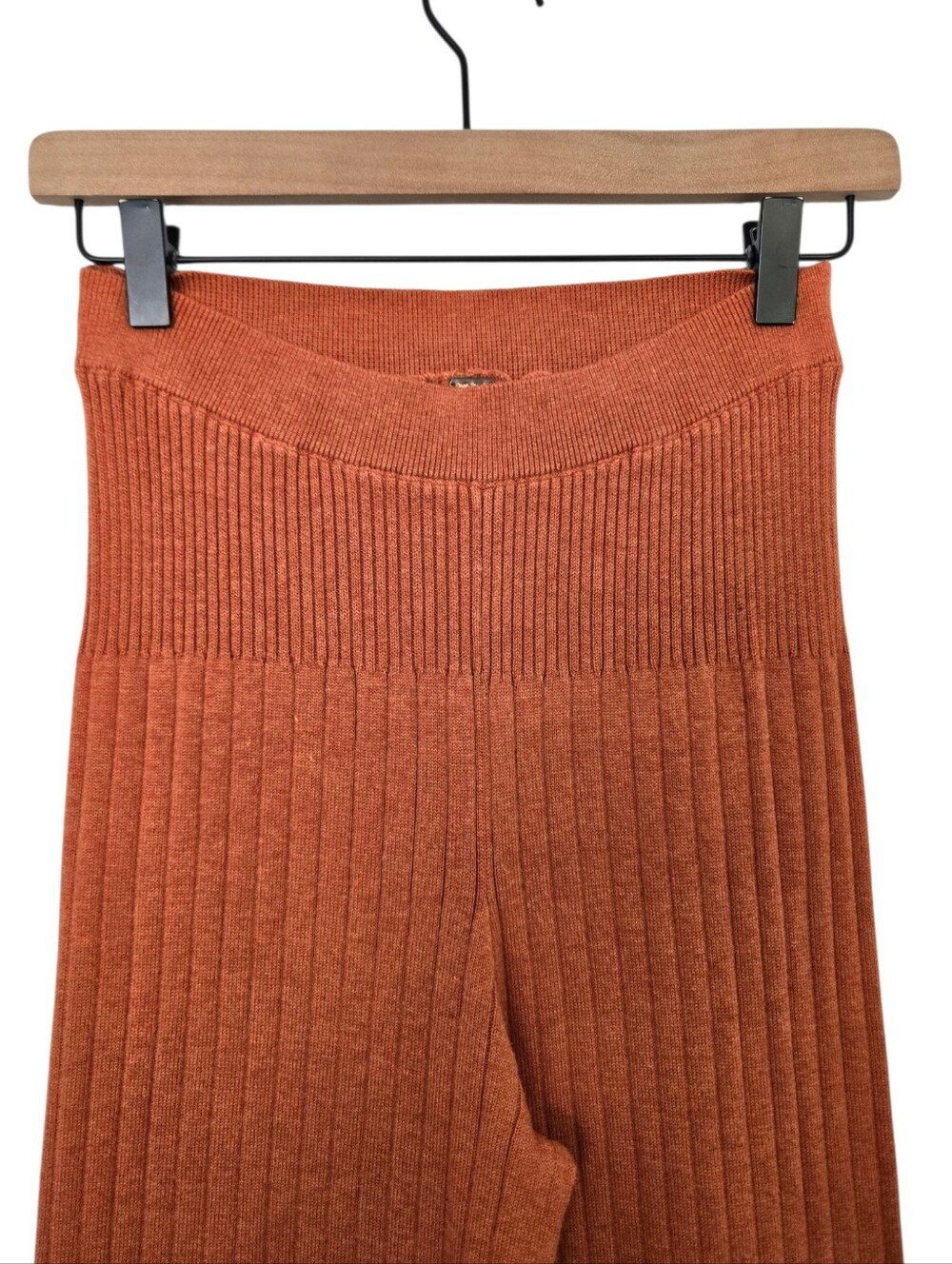 🍂✨ FREE PEOPLE Ribbed Wide Leg Knit Pants ✨🍂 - Picture 4 of 6